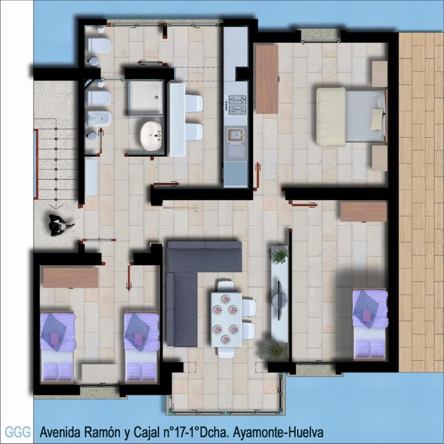 Ayamonte Deluxe公寓 外观 照片